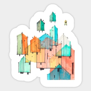 Cloud-castle Sticker